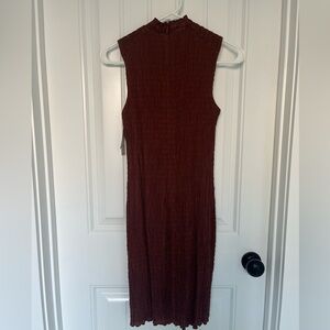 Brown dress bodycon NEW with tags